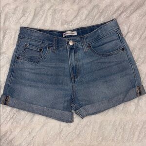 Women's Blue Denim Shorts Levi Girlfriend shorts
